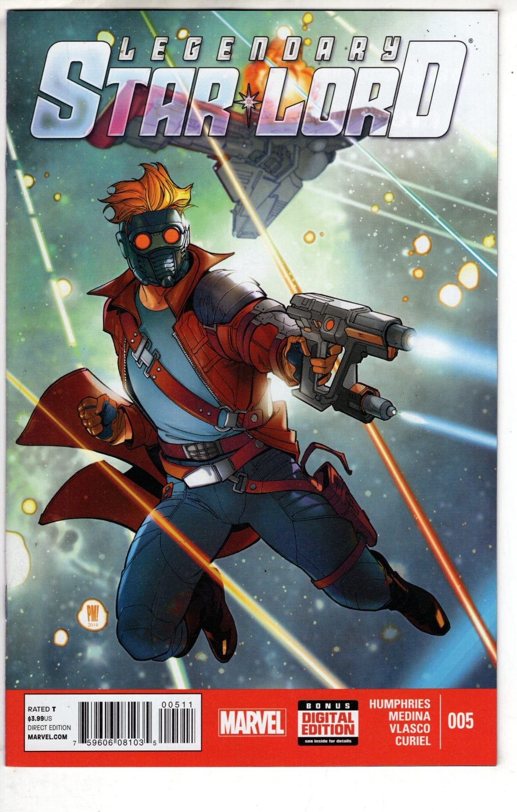MARVEL COMICS COMIC BOOK LEGENDARY STAR LORD #5 (VF/NM)