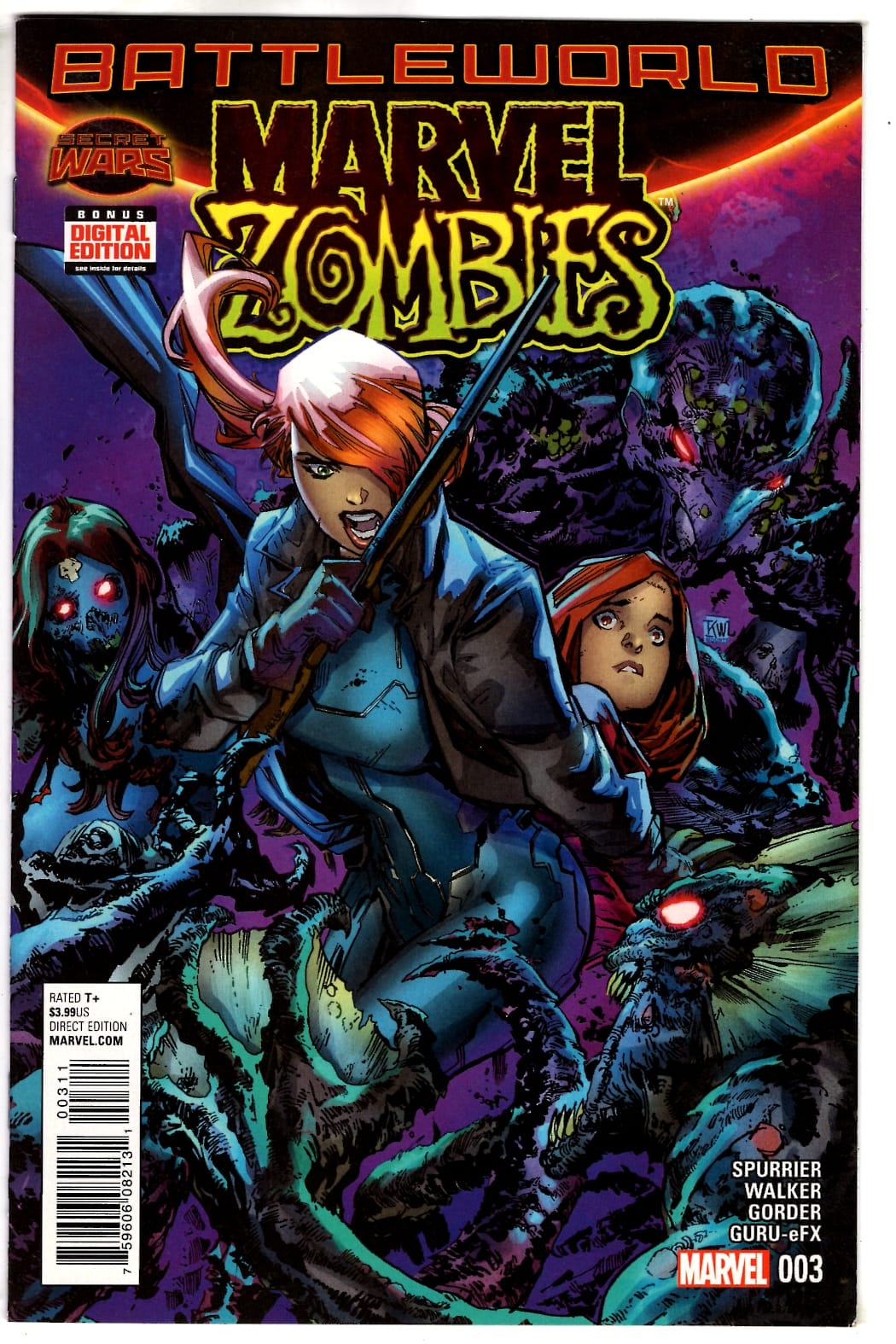 MARVEL COMICS COMIC BOOK MARVEL ZOMBIES #3 SWA (FN/VF)