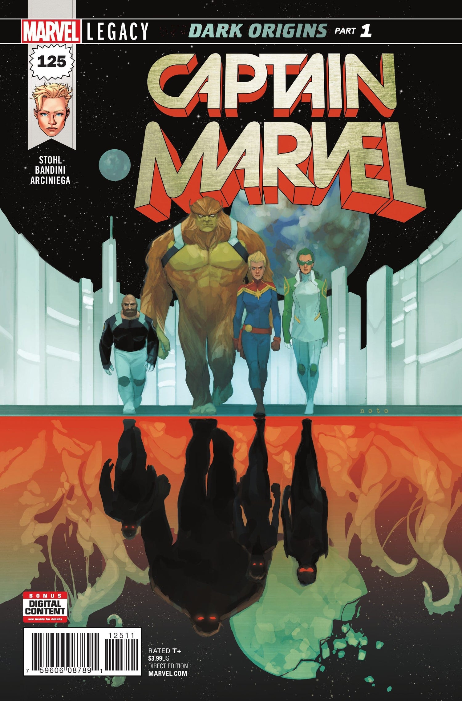 MARVEL COMICS COMIC BOOK MIGHTY CAPTAIN MARVEL #125 LEG