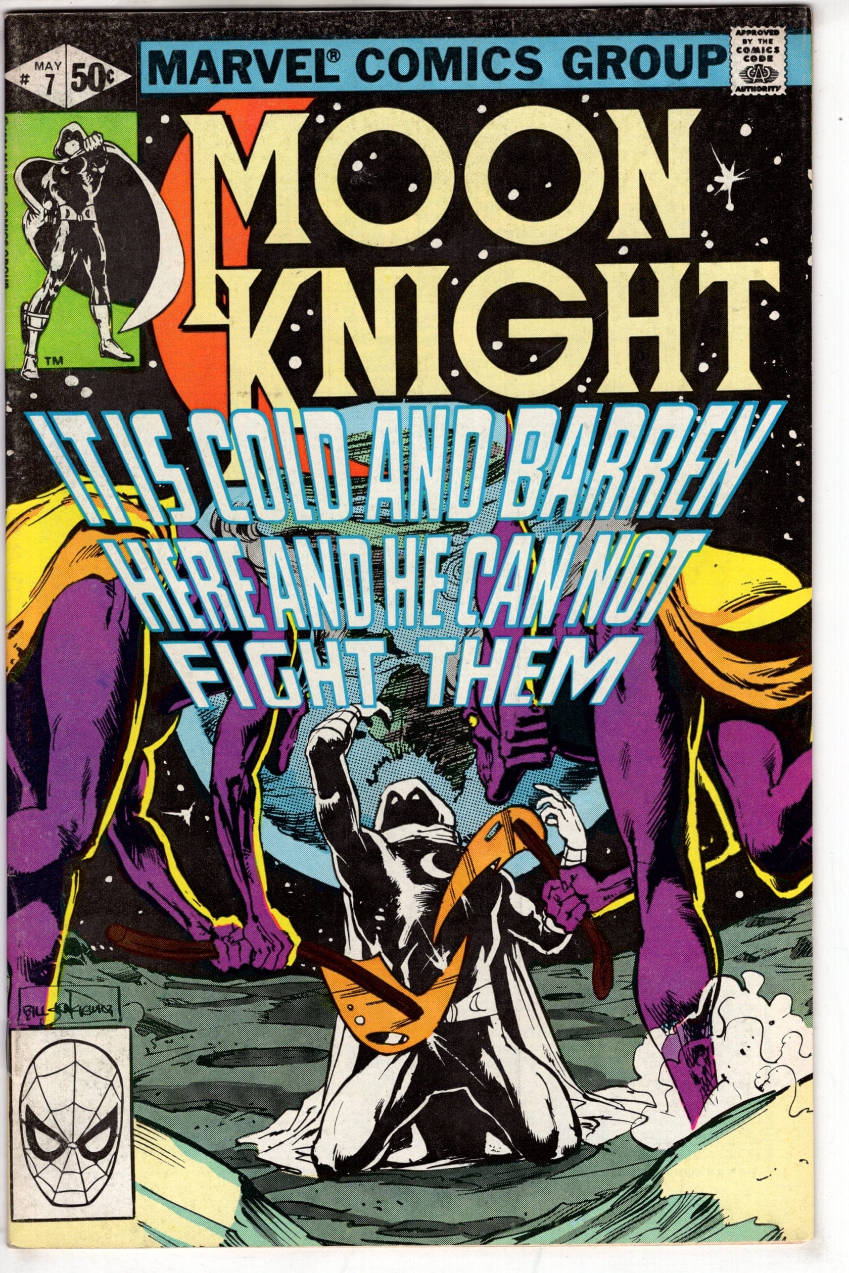 MARVEL COMICS COMIC BOOK Moon Knight (1980 series) #7 [Direct]