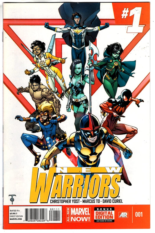 MARVEL COMICS COMIC BOOK NEW WARRIORS #1 ANMN (VF)