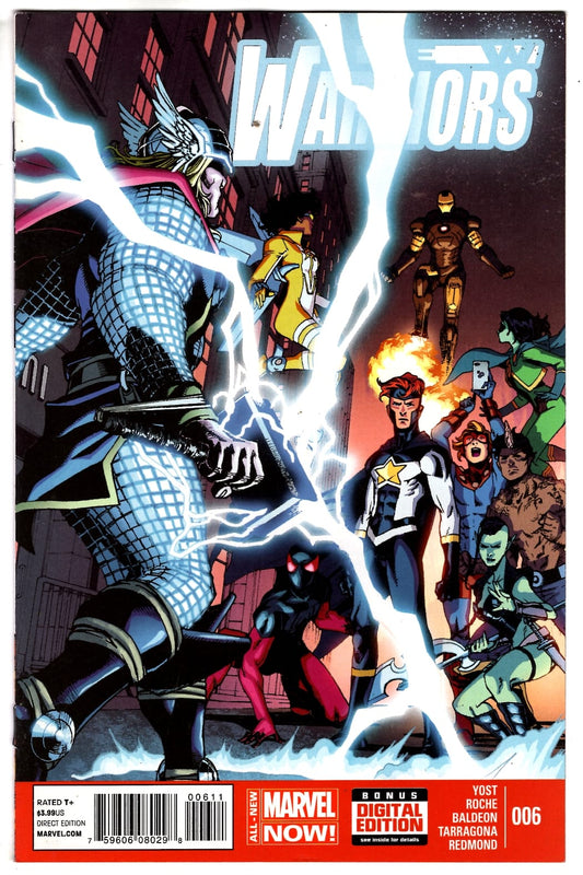MARVEL COMICS COMIC BOOK NEW WARRIORS #6 (VF)