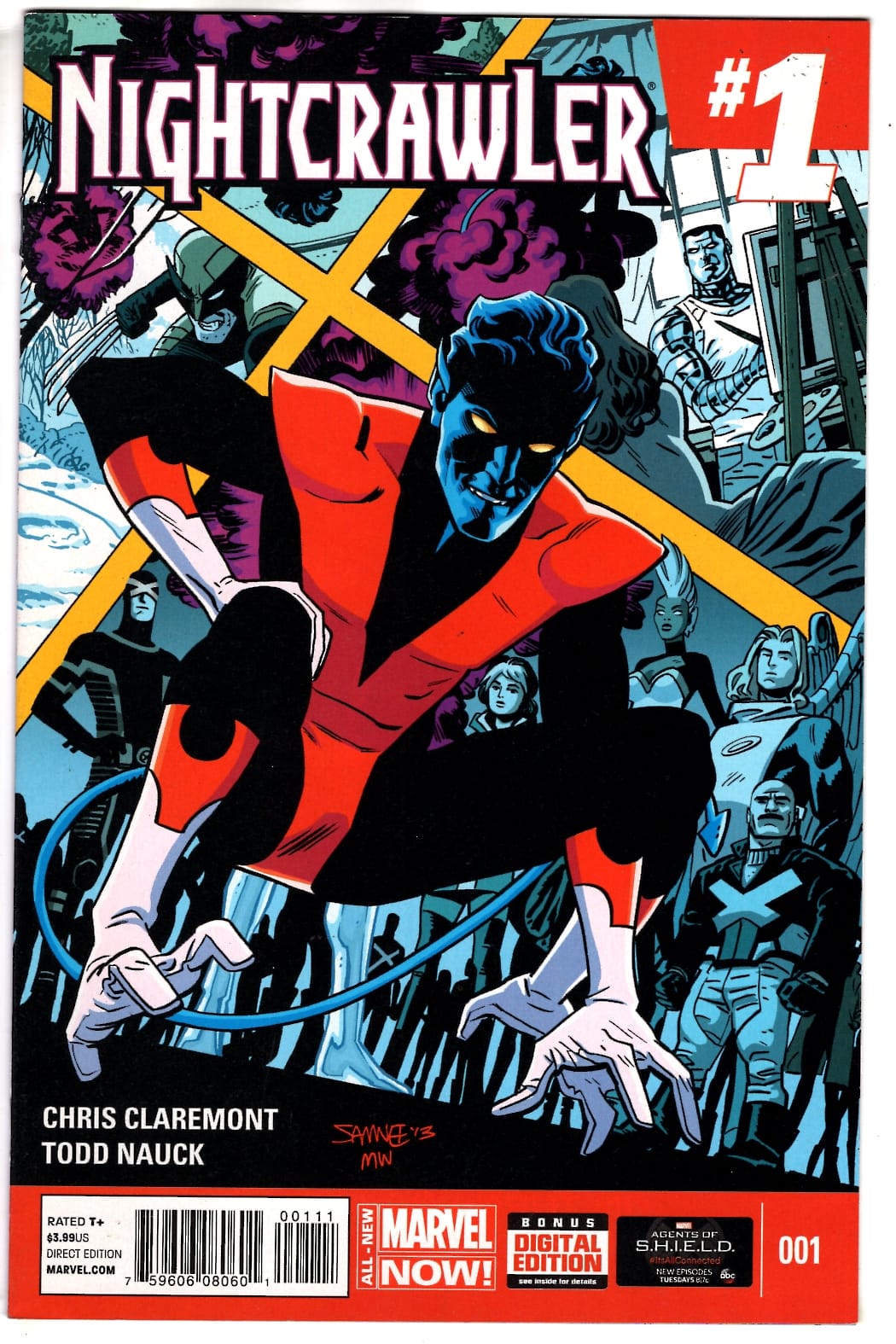 MARVEL COMICS COMIC BOOK NIGHTCRAWLER #1 ANMN (VF)