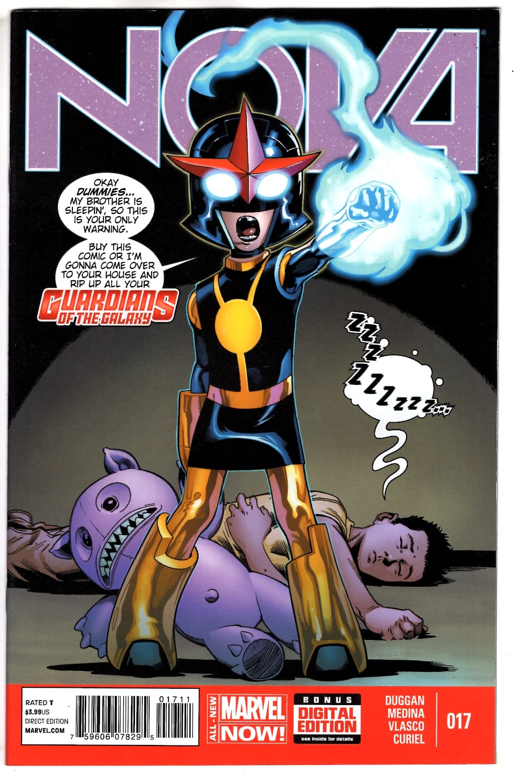 MARVEL COMICS COMIC BOOK NOVA #17 (VF)