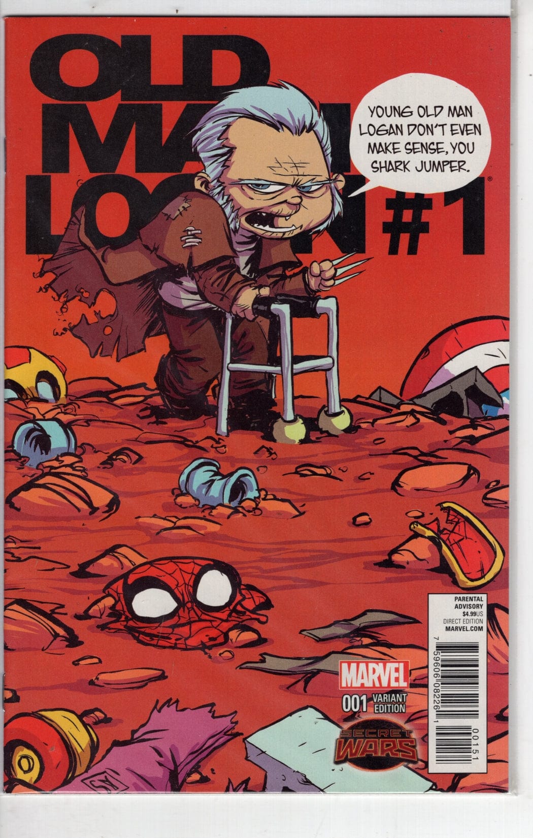 MARVEL COMICS COMIC BOOK OLD MAN LOGAN #1 VARIANT [VF/NM]