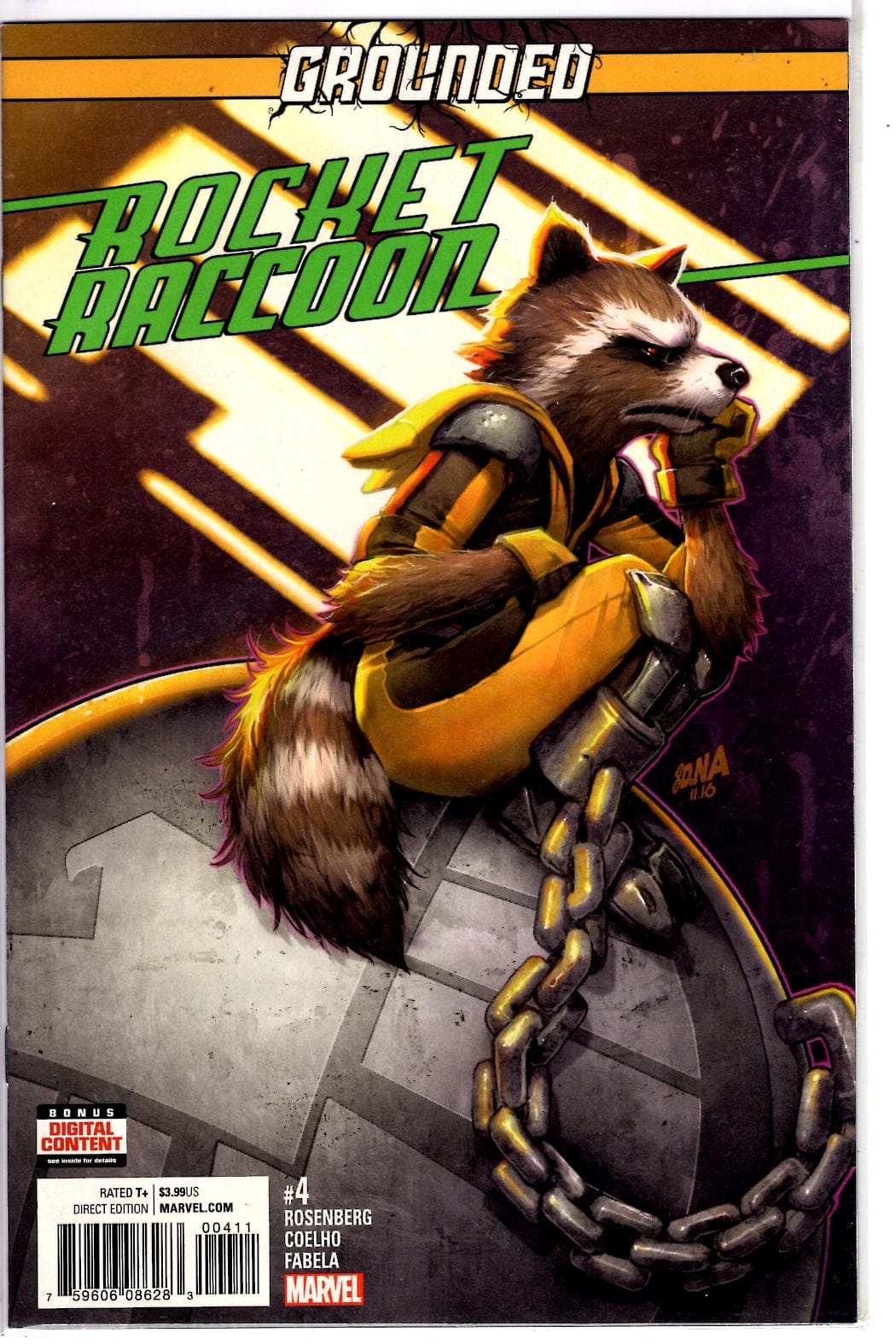 MARVEL COMICS COMIC BOOK ROCKET RACCOON #4 (VF)