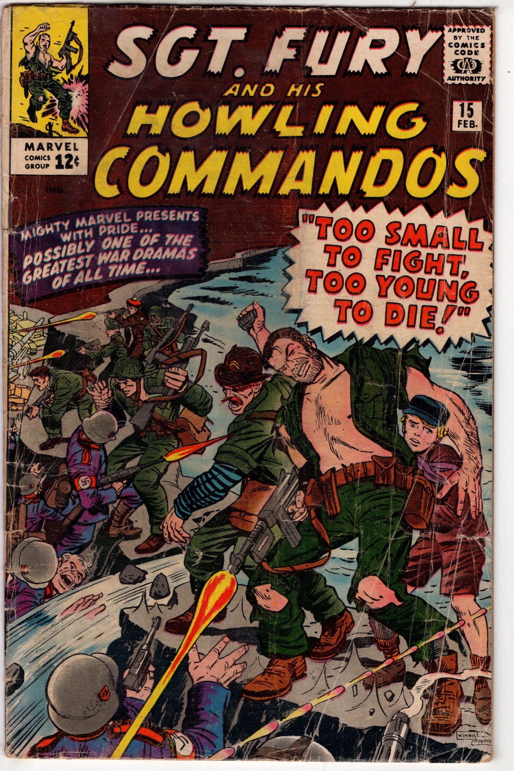 MARVEL COMICS COMIC BOOK Sgt. Fury (1963) #15