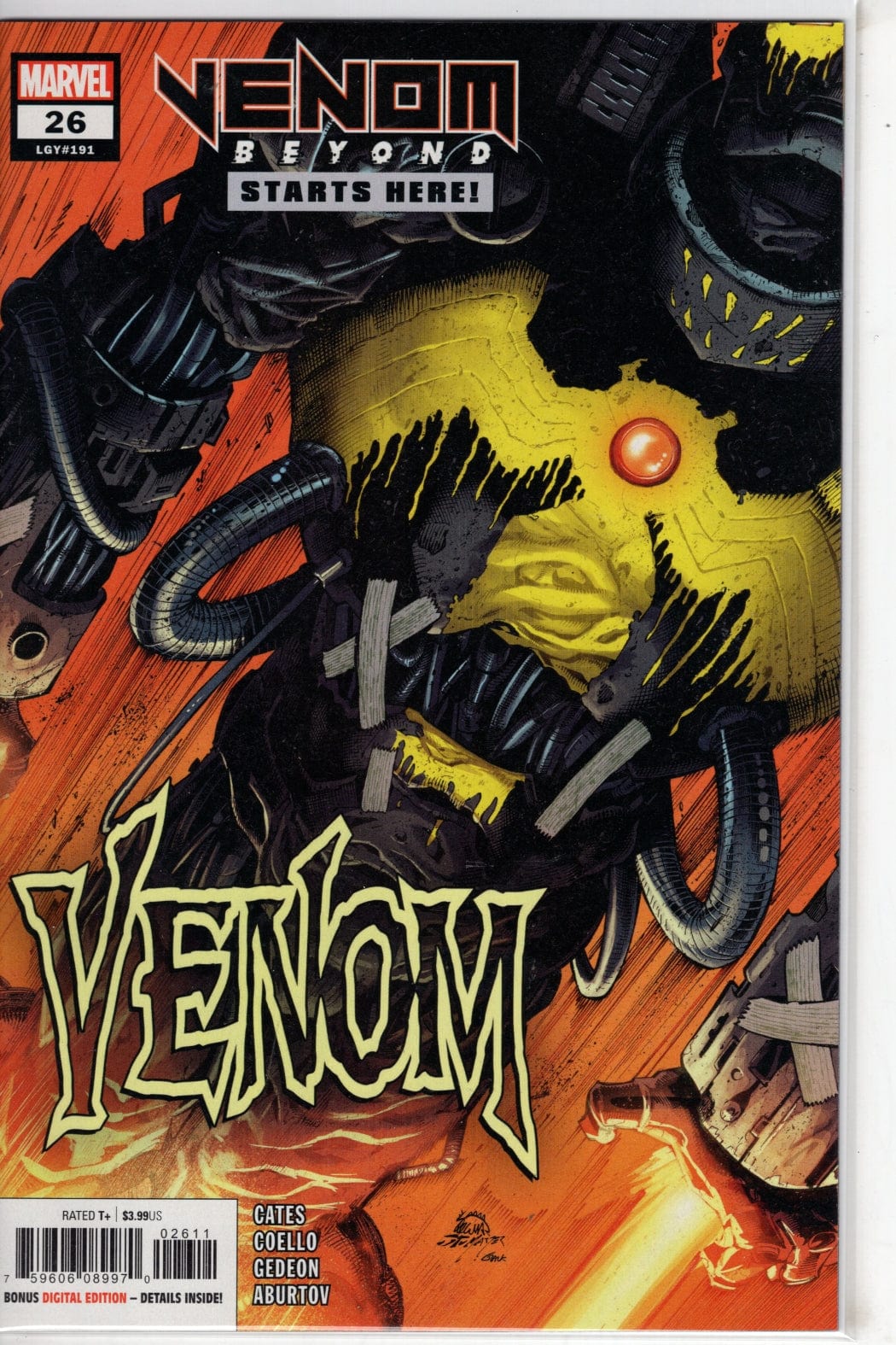 MARVEL COMICS COMIC BOOK VENOM #26 1st Virus