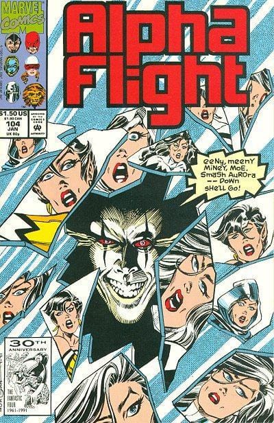 Marvel Comics Comics Alpha Flight #104