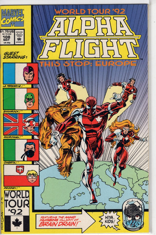 Marvel Comics Comics Alpha Flight #108