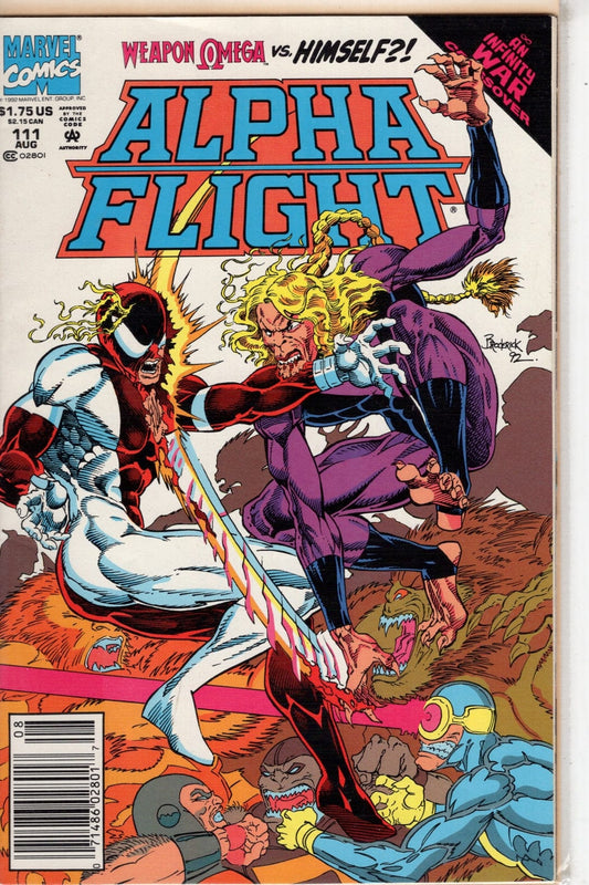 Marvel Comics Comics Alpha Flight #111