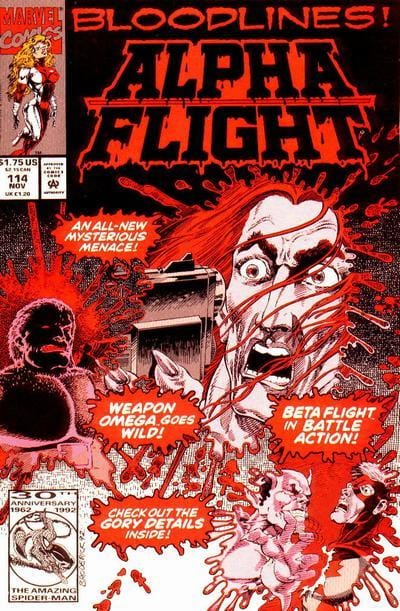 Marvel Comics Comics Alpha Flight #114