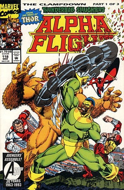 Marvel Comics Comics Alpha Flight #118