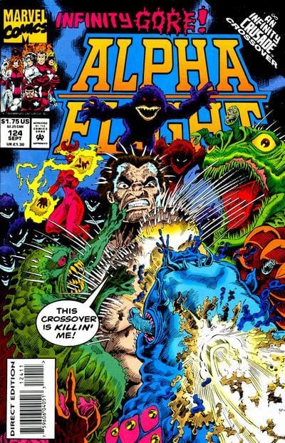 Marvel Comics Comics Alpha Flight #124