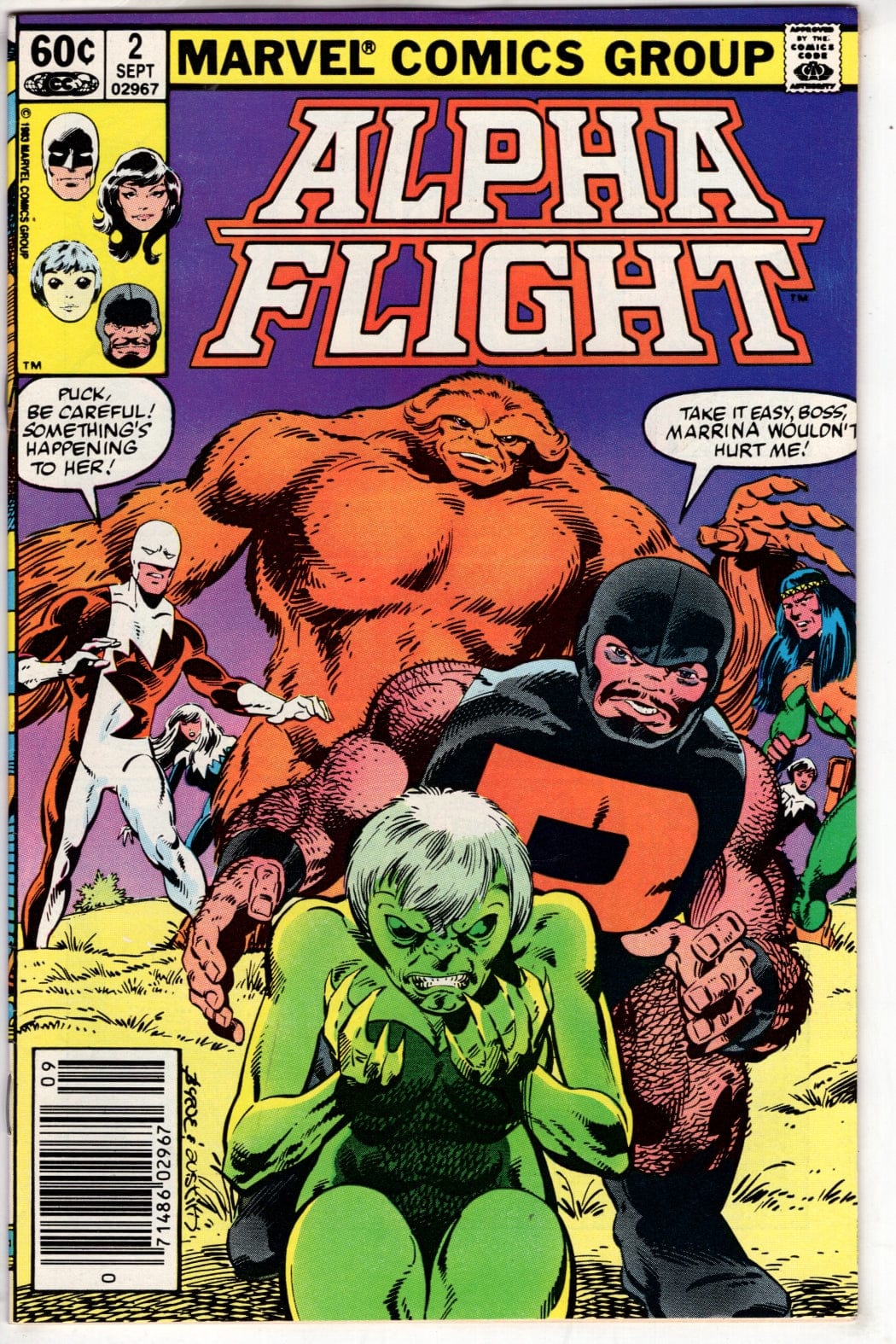 Marvel Comics Comics Alpha Flight #2