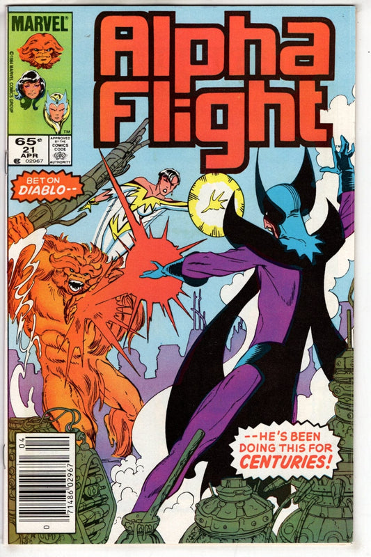 Marvel Comics Comics Alpha Flight #21