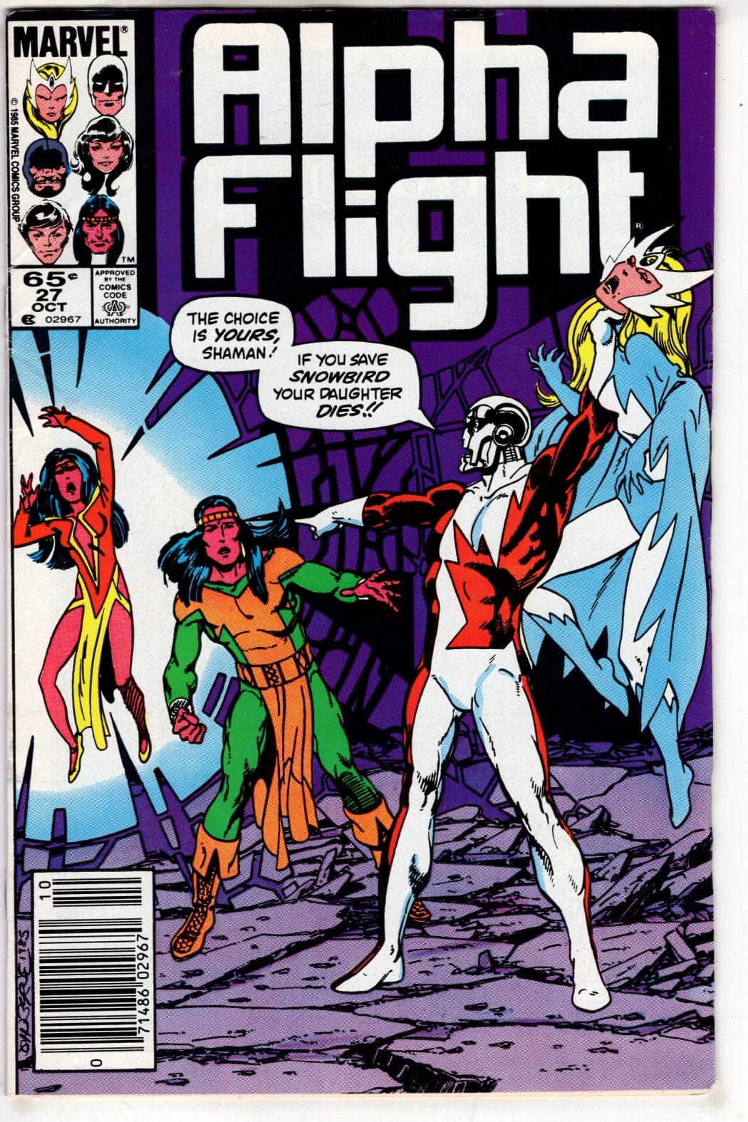 Marvel Comics Comics Alpha Flight #27