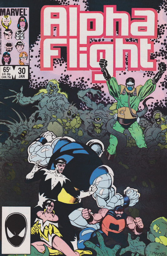Marvel Comics Comics Alpha Flight #30 [FN/VF]