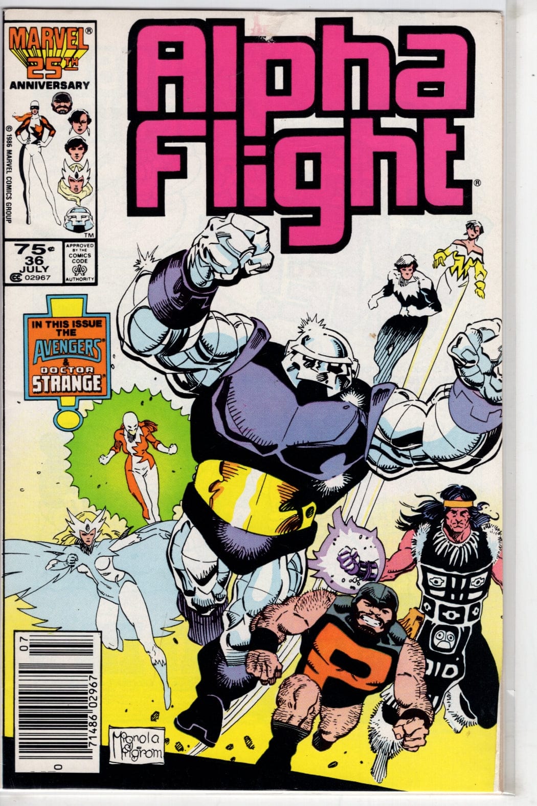 Marvel Comics Comics Alpha Flight #36