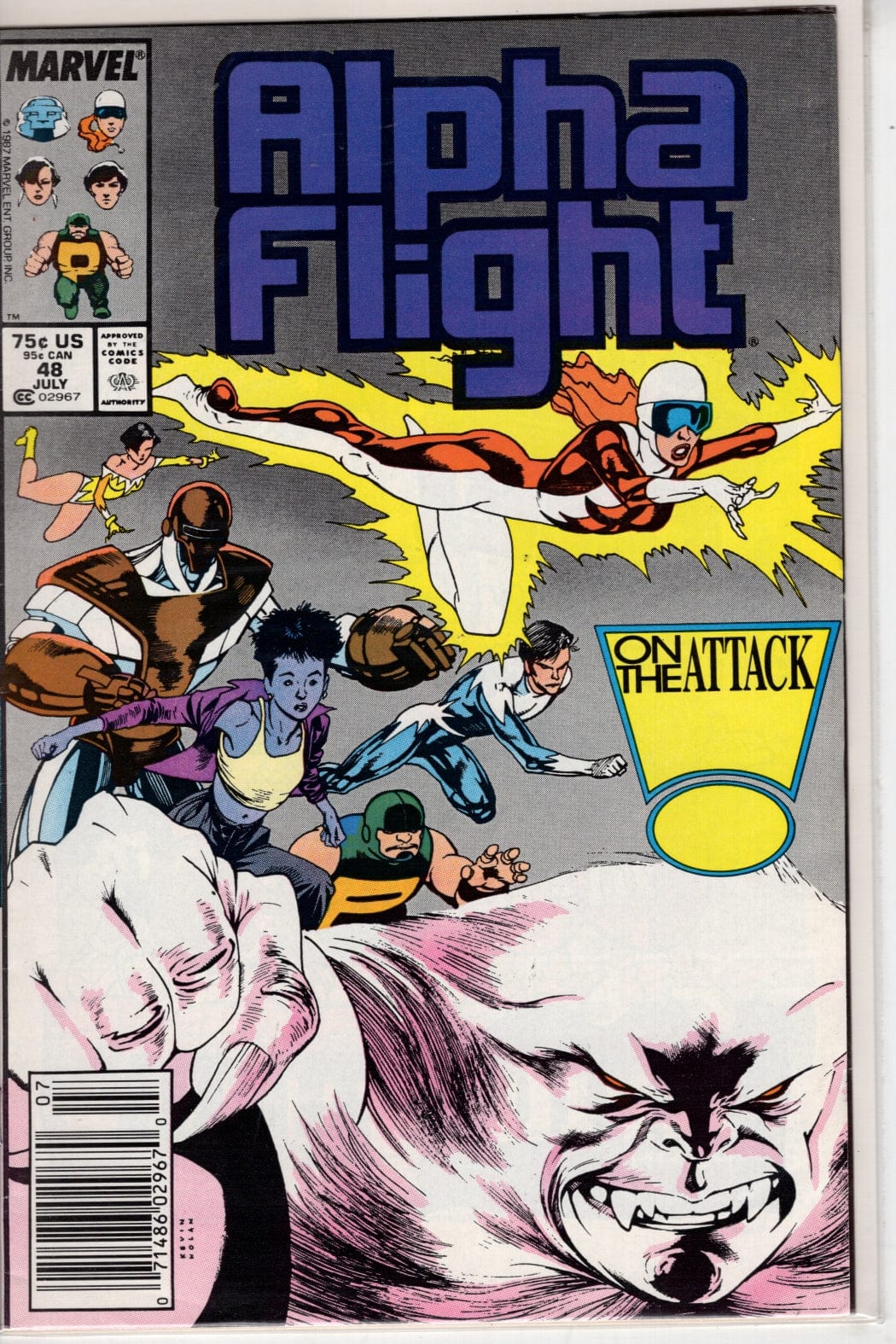 Marvel Comics Comics Alpha Flight #48