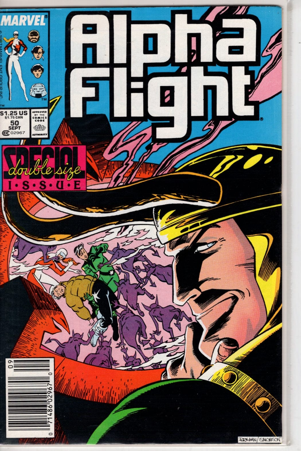 Marvel Comics Comics Alpha Flight #50