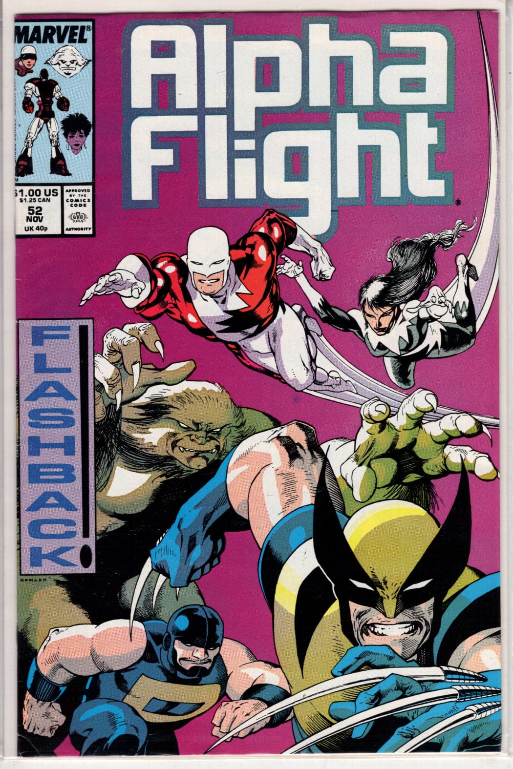 Marvel Comics Comics Alpha Flight #52