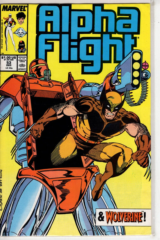 Marvel Comics Comics Alpha Flight #53