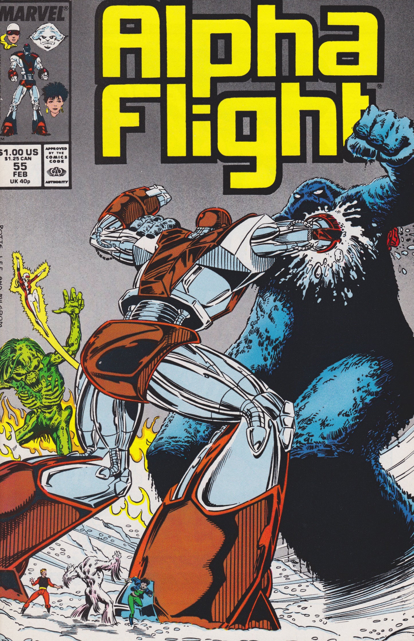 Marvel Comics Comics Alpha Flight #55