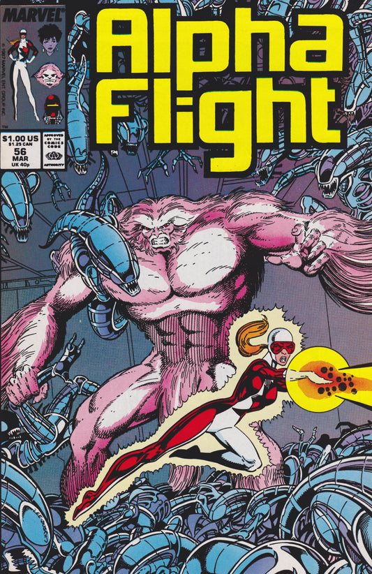 Marvel Comics Comics Alpha Flight #56 [FN/VF]