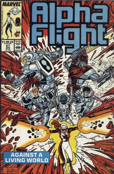 Marvel Comics Comics Alpha Flight #57 [FN/VF]