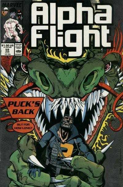 Marvel Comics Comics Alpha Flight #59 [FN/VF]