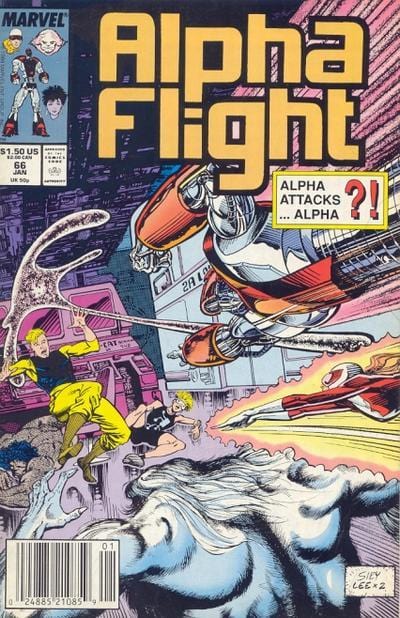 Marvel Comics Comics Alpha Flight #66 [FN/VF]