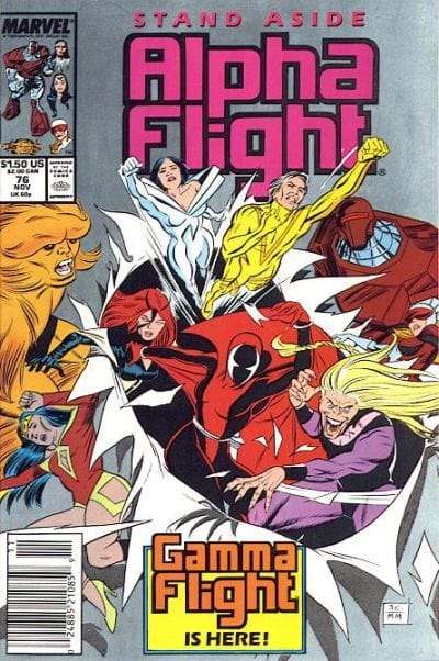 Marvel Comics Comics Alpha Flight #76 [FN/VF]