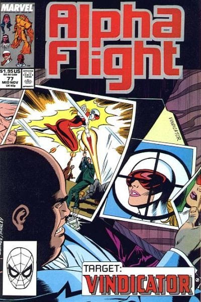 Marvel Comics Comics Alpha Flight #77 [FN/VF]