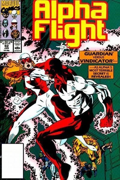 Marvel Comics Comics Alpha Flight #92 [FN/VF]