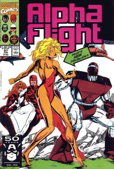 Marvel Comics Comics Alpha Flight #97 [FN/VF]