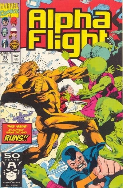 Marvel Comics Comics Alpha Flight #98 [FN/VF]