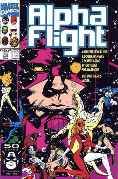 Marvel Comics Comics Alpha Flight #99 [FN/VF]