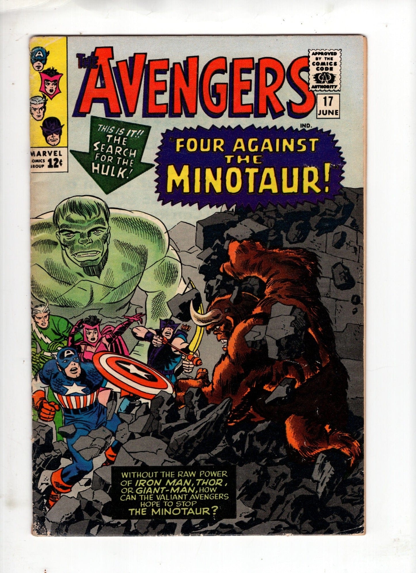 MARVEL COMICS COMICS Avengers #17 (June 1965) – Very Good Minus (VG-)