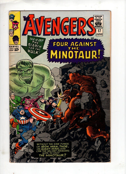 MARVEL COMICS COMICS Avengers #17 (June 1965) – Very Good Minus (VG-)