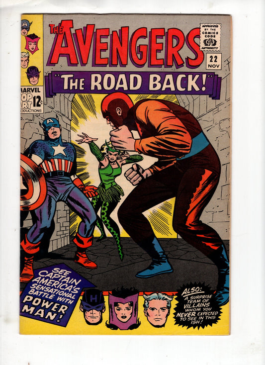 MARVEL COMICS COMICS Avengers #22 (November 1965) –  (VF-)