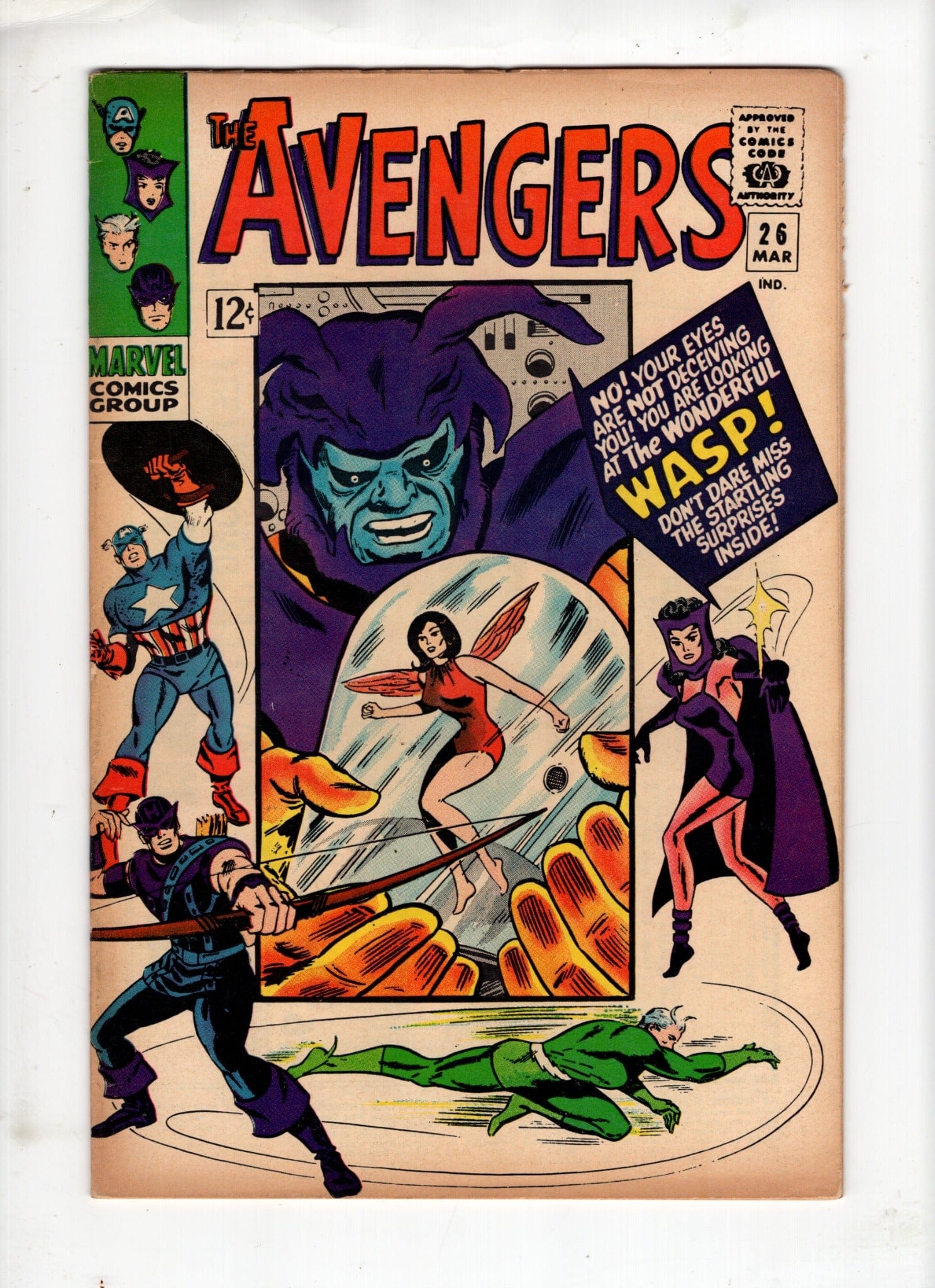 MARVEL COMICS COMICS Avengers #26 (March 1966) –  (VG)