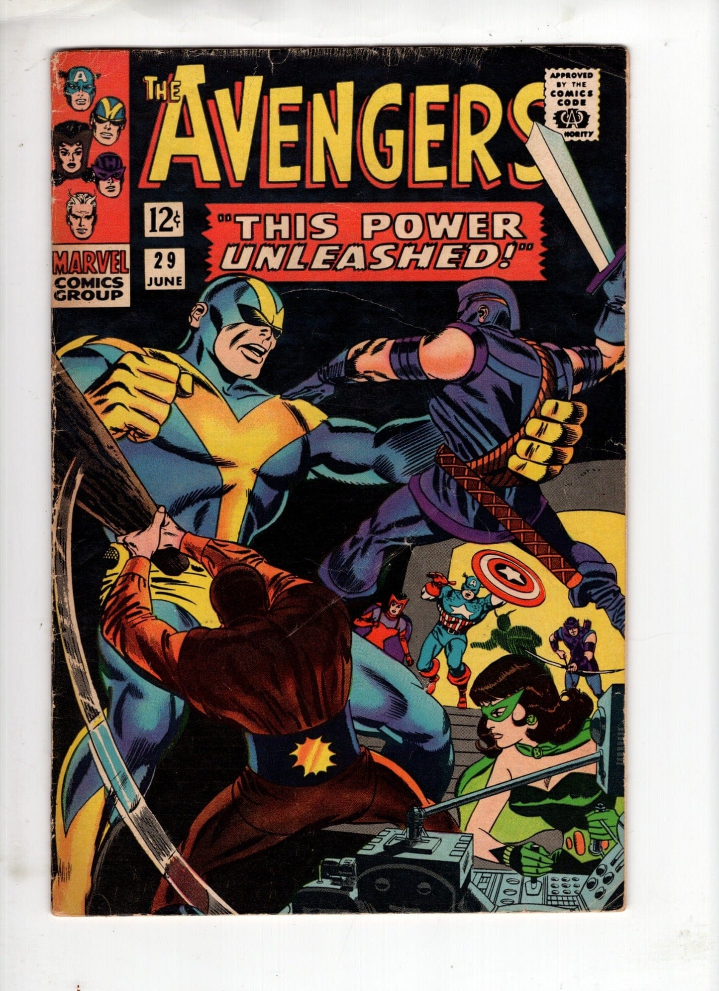MARVEL COMICS COMICS Avengers #29 (June 1966) – Very Good (VG)