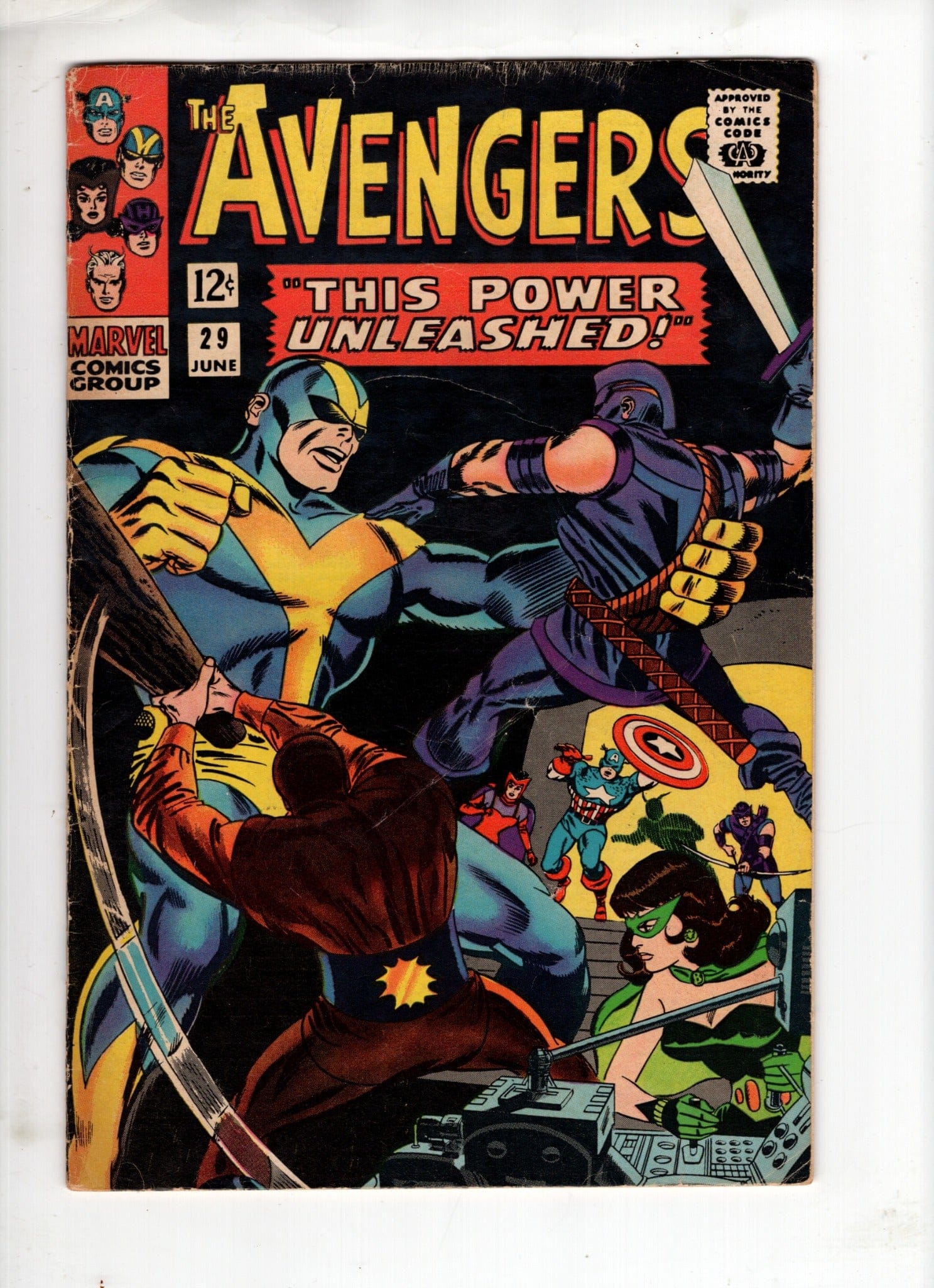 MARVEL COMICS COMICS Avengers #29 (June 1966) – Very Good (VG)