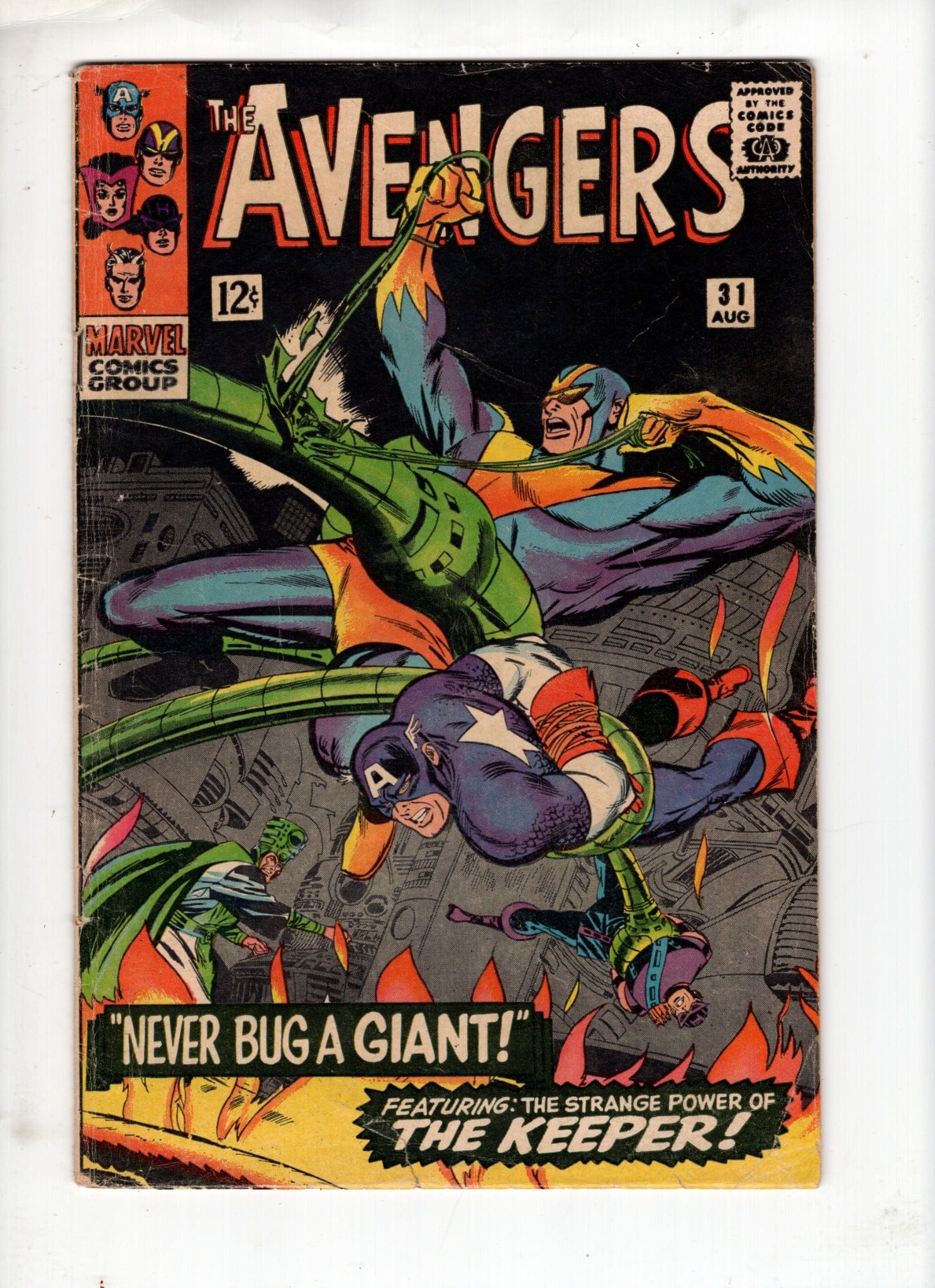 MARVEL COMICS COMICS Avengers #31 (Aug 1966) – (G/VG)