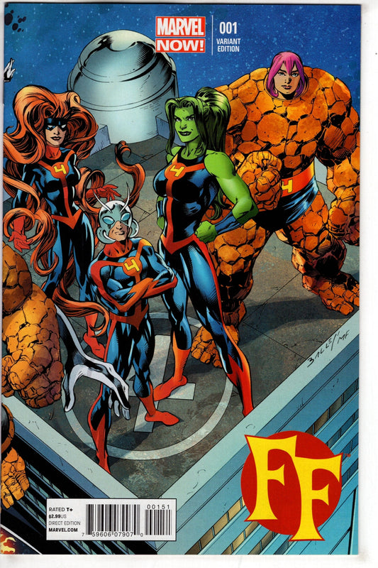 MARVEL COMICS Comics FF #1 BAGLEY CONNECTING VAR NOW