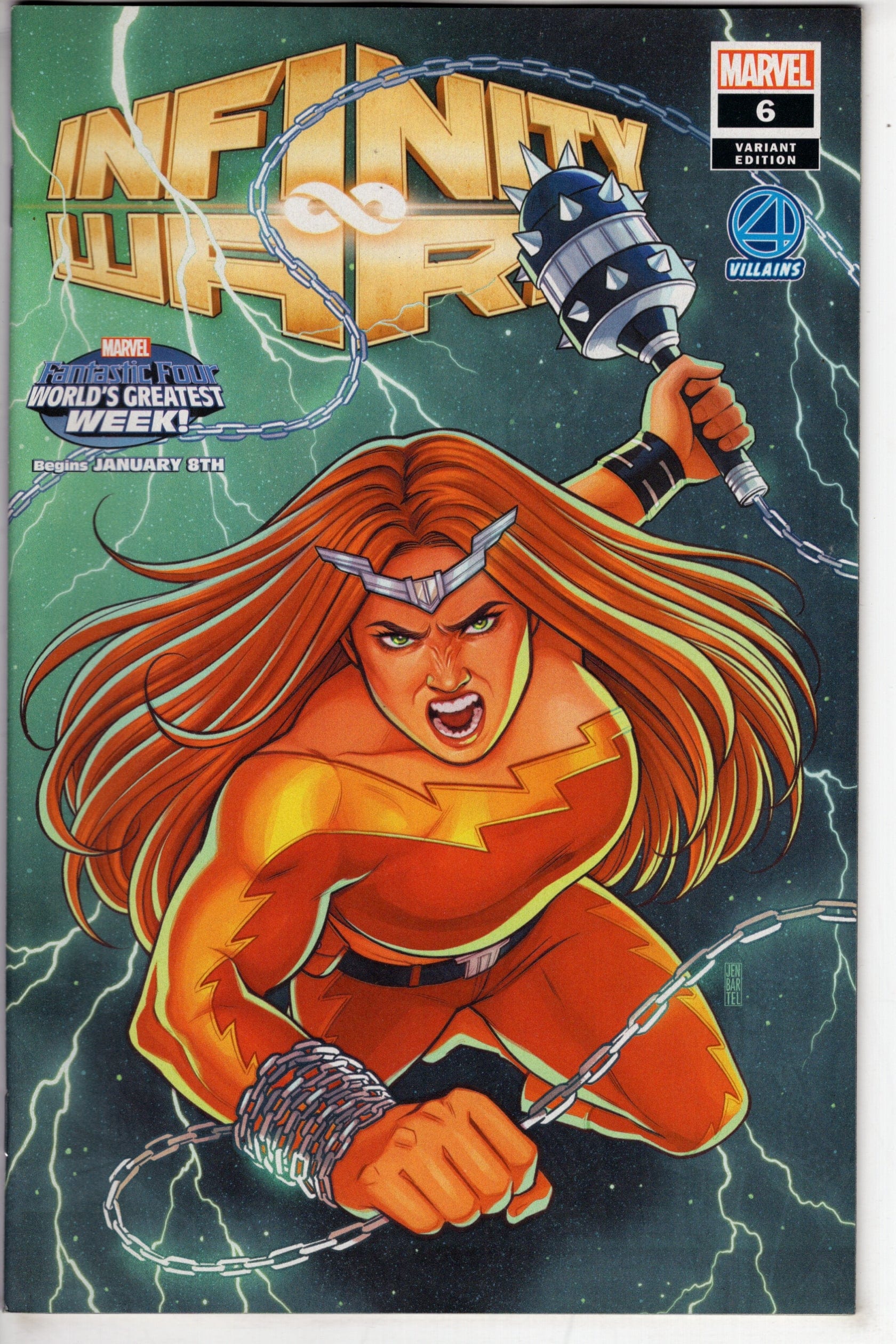 MARVEL COMICS Comics INFINITY WARS #6 BARTEL FANTASTIC FOUR VILLAINS VAR