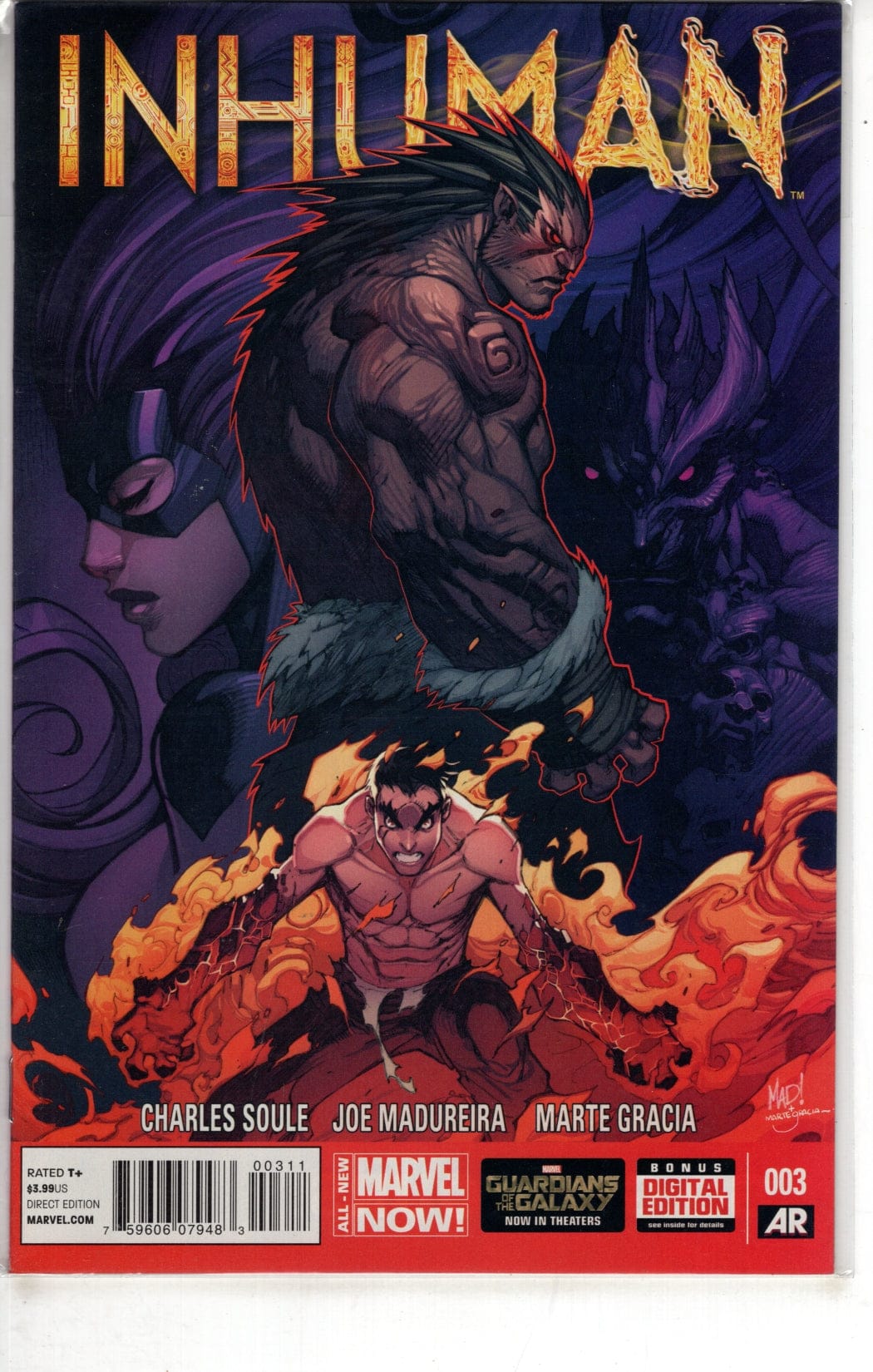 MARVEL COMICS Comics INHUMAN #3 [VF/NM]