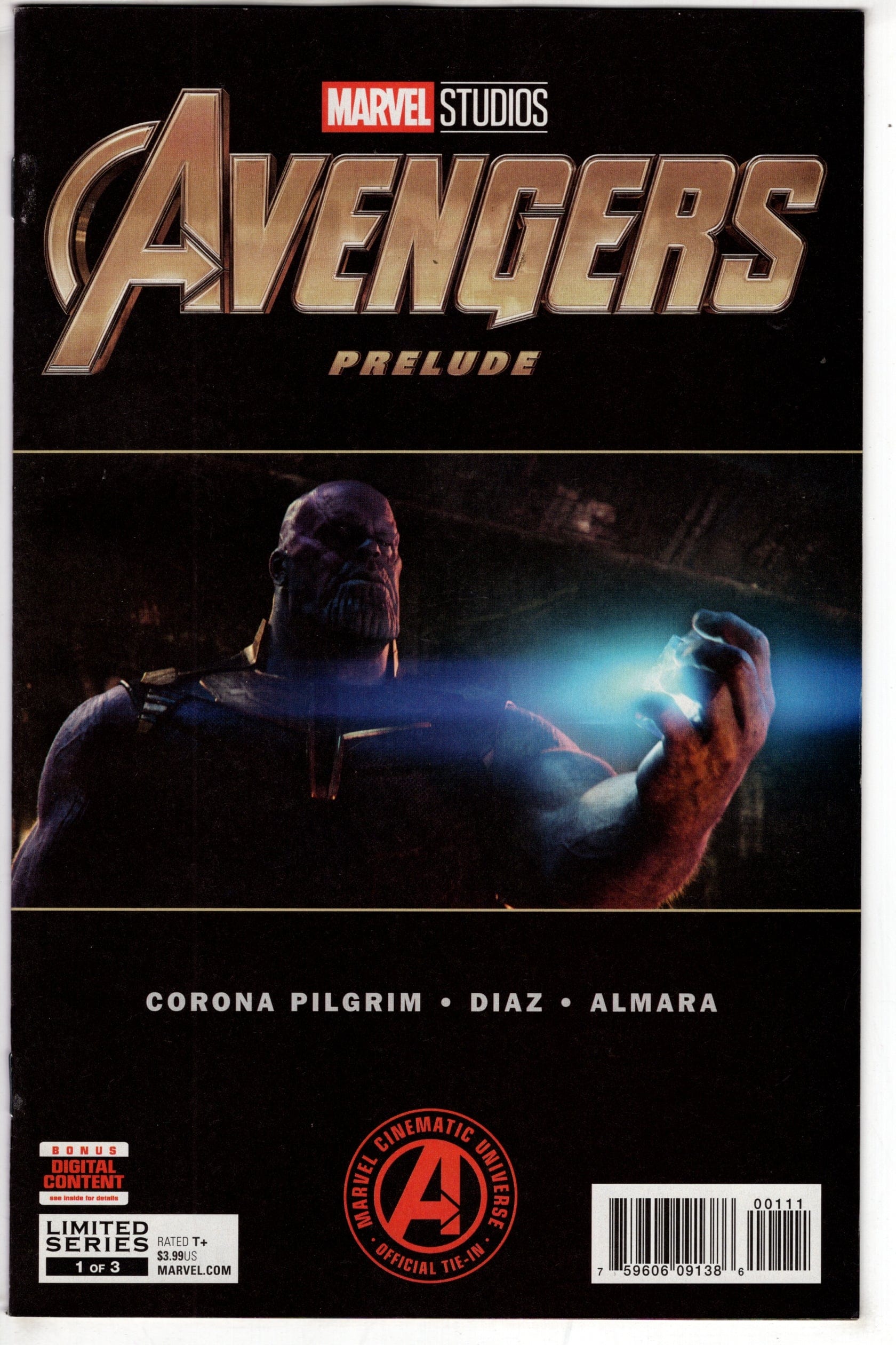 MARVEL COMICS Comics Marvels Avengers Untitled Prelude #1 (Of 3)
