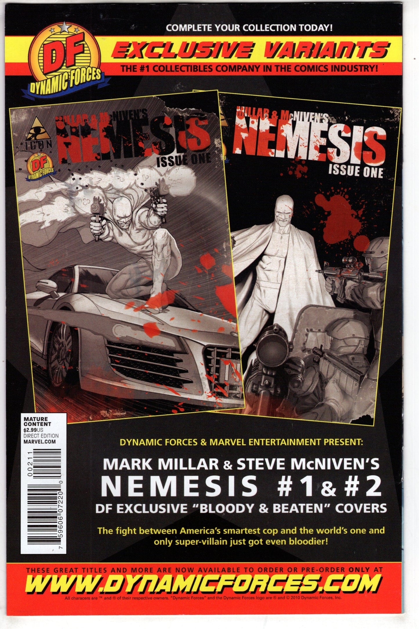 MARVEL COMICS Comics Nemesis #2 (Mature)